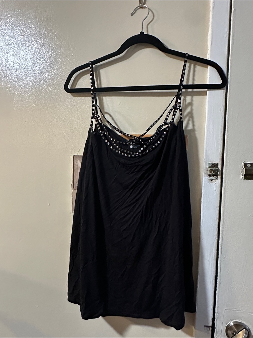 Lane Bryant Black Beaded Evening Dress